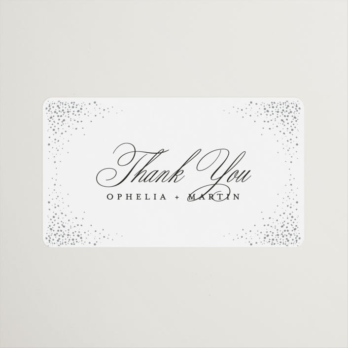 "Disney's Cinderella Castle" - Wedding Favor Stickers in Magic by Kelly Schmidt - Front