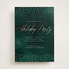 Glitter on Emerald