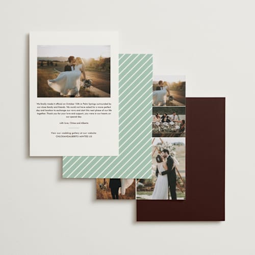 This is a chocolate wedding announcements with standard by kelli hall called chic printing on recycled smooth signature in standard