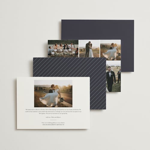 This is a peacock wedding announcements with standard by kelli hall called high style printing on signature in standard