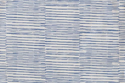 This is a denim aprons by Alethea and Ruth called dashed stripes in standard