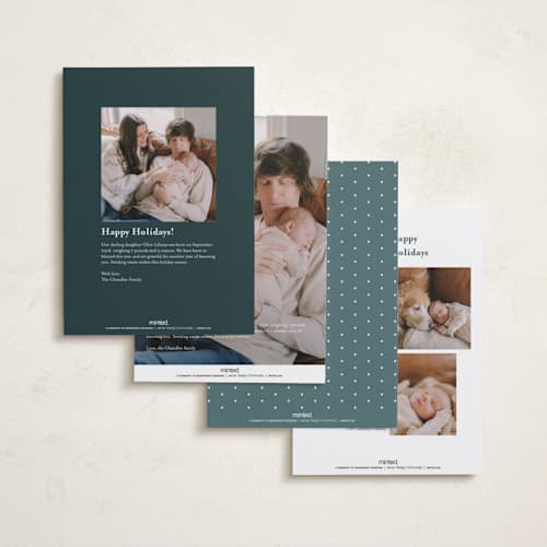 This is a frost babys first christmas with standard by Brooke Chandler called littlest christmas printing on recycled smooth signature in standard