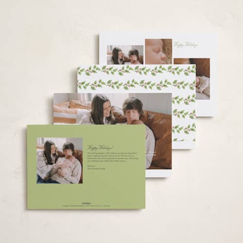 This is a forest babys first christmas with standard by frau brandt called nostalgic melody printing on recycled smooth signature in standard
