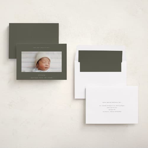 This is a serenity babys first christmas with standard by Blustery August called more to love printing on recycled smooth signature in standard