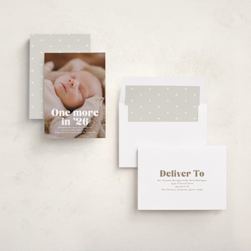 This is a snow babys first christmas with standard by Jackie Crawford called there is one more printing on recycled smooth signature in standard
