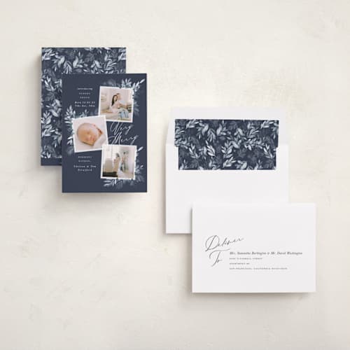 This is a frost babys first christmas with standard by Leah Bisch called very merry printing on recycled smooth signature in standard