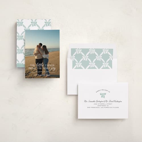 This is a frost babys first christmas with standard by Karen Glenn called little things printing on recycled smooth signature in standard