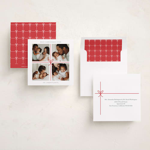 This is a candy cane babys first christmas with standard by Roopali called christmas gift printing on recycled smooth signature in standard