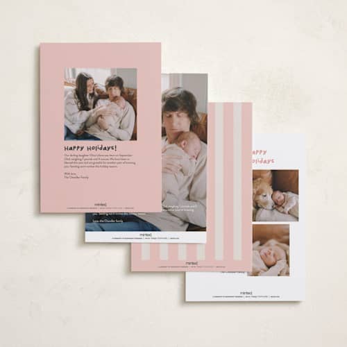 This is a berry babys first christmas with standard by Vivian Yiwing called extra printing on recycled smooth signature in standard