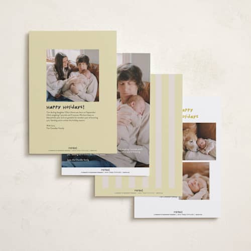This is a lemon babys first christmas with standard by Vivian Yiwing called extra printing on recycled smooth signature in standard