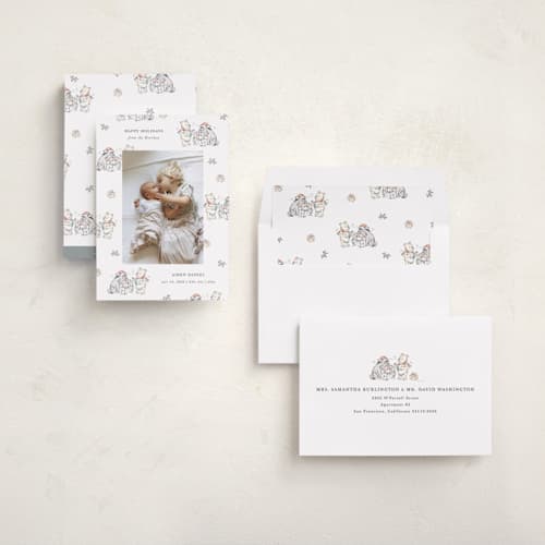 This is a snowflakes babys first christmas with standard by Corinne Malesic called disney's storybook carols printing on recycled smooth signature in standard