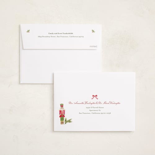 This is a forest babys first christmas with standard by frau brandt called nostalgic melody printing on recycled smooth signature in standard