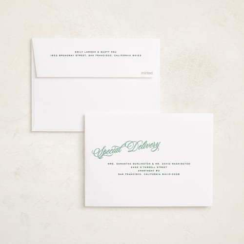 This is a powder babys first christmas with standard by Jenna Holcomb called joyous classic printing on recycled smooth signature in standard