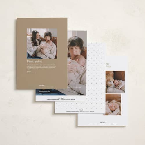 This is a snow babys first christmas with standard by Angela Garrick called more love printing on recycled smooth signature in grand