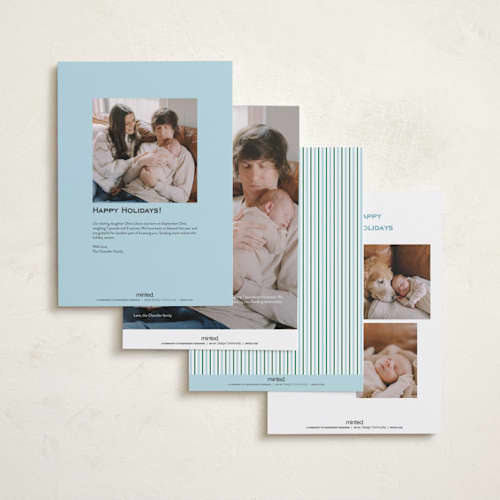 This is a powder babys first christmas with standard by Jenna Holcomb called joyous classic printing on signature in grand