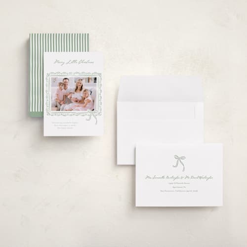 This is a evergreen babys first christmas with standard by Erin German called merry little christmas printing on signature in grand