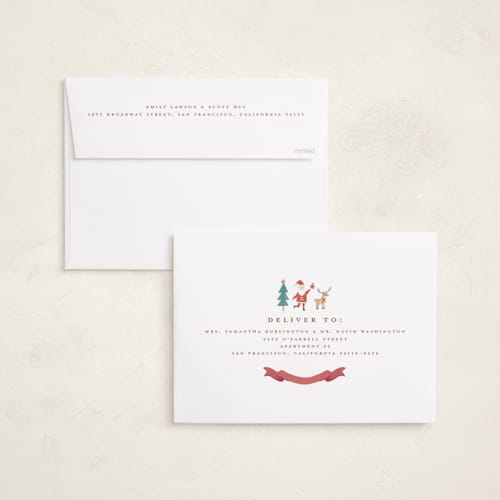 This is a halo babys first christmas with standard by Teju Reval called festive dreams printing on recycled smooth signature in grand