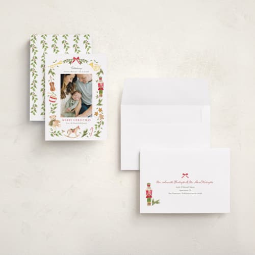 This is a forest babys first christmas with standard by frau brandt called nostalgic melody printing on signature in grand