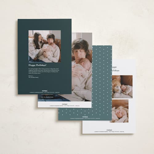 This is a frost babys first christmas with standard by Brooke Chandler called littlest christmas printing on recycled smooth signature in grand