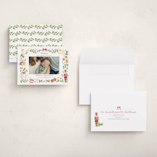 This is a forest babys first christmas with standard by frau brandt called nostalgic melody printing on signature in grand