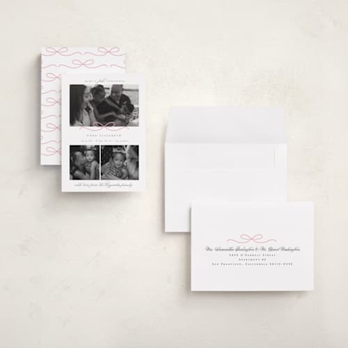 This is a candy babys first christmas with standard by Emily Betts called baby's first printing on recycled smooth signature in grand