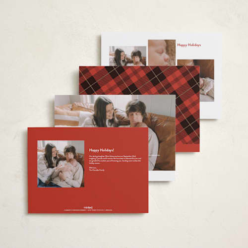 This is a cherry babys first christmas with standard by Sarah Brown called little addition printing on recycled smooth signature in grand