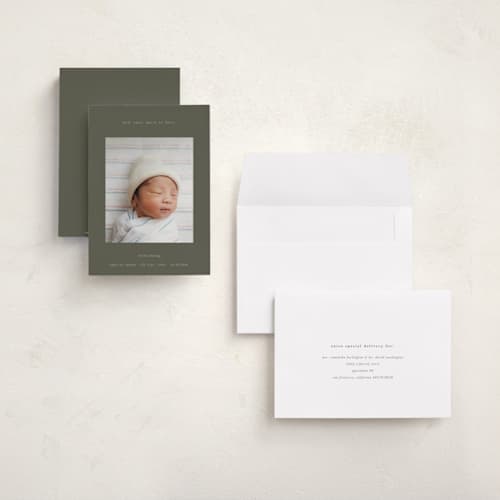 This is a serenity babys first christmas with standard by Blustery August called more to love printing on recycled smooth signature in grand