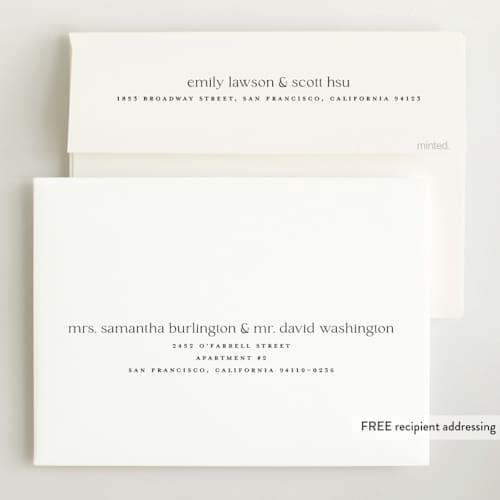 This is a jasmine grand birth announcements with standard by Erin Deegan called contemporary classic printing on recycled smooth signature in grand