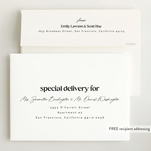 This is a salt grand birth announcements with standard by Lea Delaveris called the simplest printing on recycled smooth signature in grand