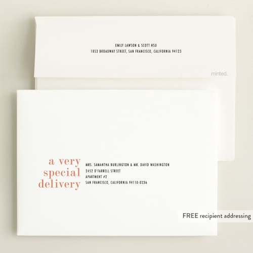 This is a cloud grand birth announcements with standard by Up Up Creative called meeting printing on recycled smooth signature in grand