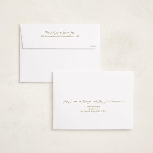 This is a confetti grand birth announcements with standard by Rina Ozum called scandi folk printing on recycled smooth signature in grand