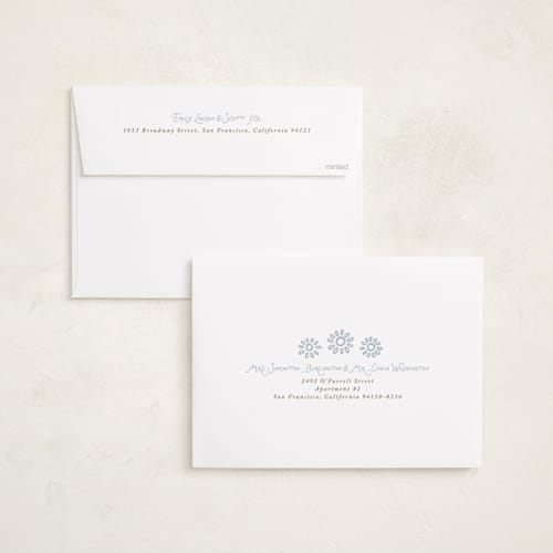 This is a cloud grand birth announcements with standard by Laura Hankins called handdrawn eyelet printing on recycled smooth signature in grand