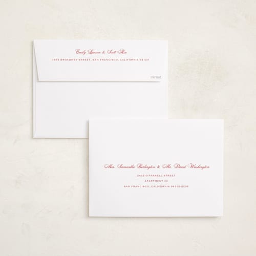 This is a strawberry grand birth announcements with standard by Carolyn MacLaren called preppy cloud printing on recycled smooth signature in grand