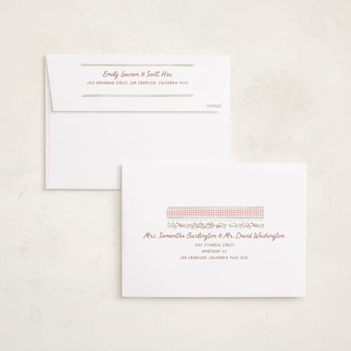 This is a ballet slipper grand birth announcements with standard by Creo Study called cottagecore wallpaper printing on recycled smooth signature in grand
