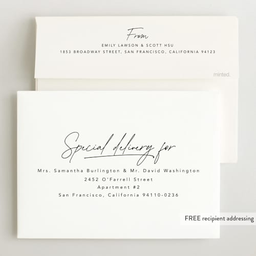 This is a cloud grand birth announcements with standard by Lea Delaveris called me times three printing on recycled smooth signature in grand