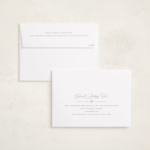 This is a pool grand birth announcements with standard by Sarah Curry called little gallery printing on recycled smooth signature in grand