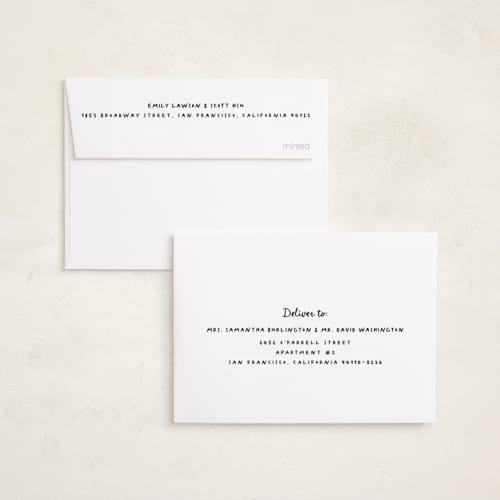 This is a snow petite birth announcements with standard by AK Graphics called cursive printing on signature in petite
