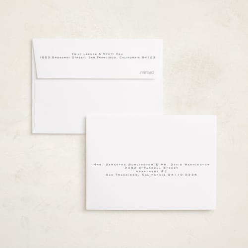 This is a hickory petite birth announcements with standard by Juneau Designs called pure love printing on signature in petite