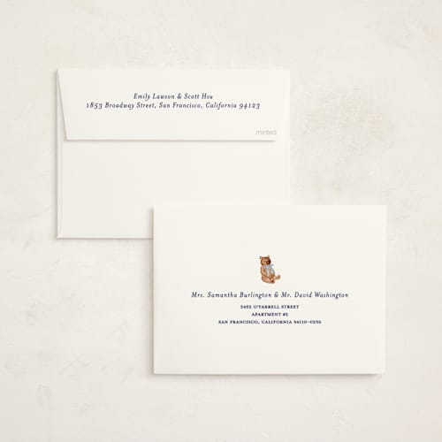 This is a cloud baby shower invitations with standard by Sarah Knight called pinstripe printing on signature in standard