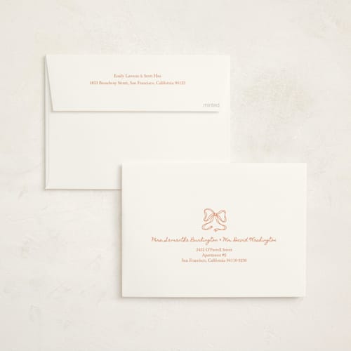 This is a citrus sky baby shower invitations with standard by Zove Ahhh called ribbon of joy printing on signature in standard