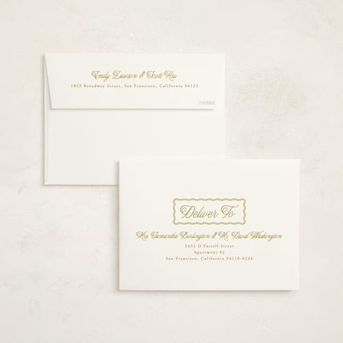 This is a lemonade baby shower invitations with standard by Brianne Larsen called scalloped gingham printing on signature in standard