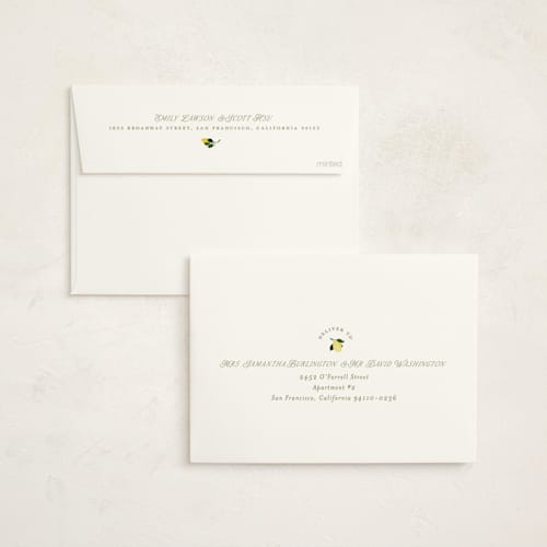 This is a rome baby shower invitations with standard by Claudia Orengo called limoncello printing on signature in standard
