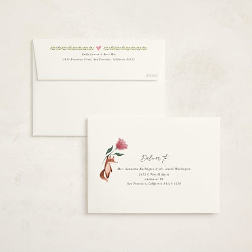 This is a rose baby shower invitations with standard by Vivian Yiwing called love is in the air printing on signature in standard