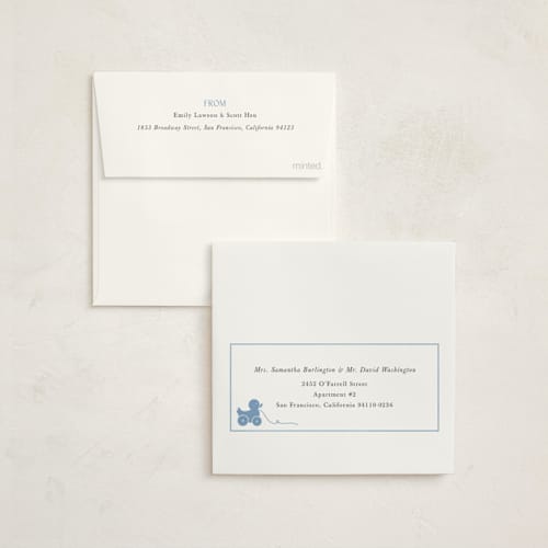 This is a sky baby shower invitations with standard by Melinda Denison called simply classic printing on signature in standard
