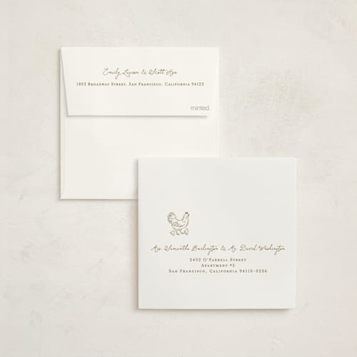 This is a corn baby shower invitations with standard by Lucrecia Caporale called little chicks on the way printing on signature in standard