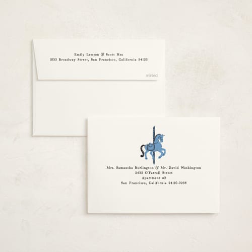 This is a pool baby shower invitations with standard by Gwen Bedat called round and round printing on signature in standard