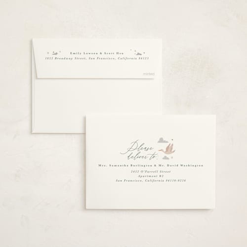 This is a sand baby shower invitations with standard by Hannah Williams called little wild one printing on signature in standard