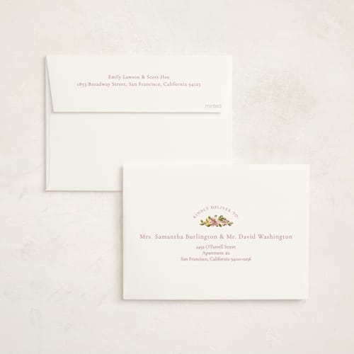 This is a rose baby shower invitations with standard by Sarah Knight called pram printing on signature in standard
