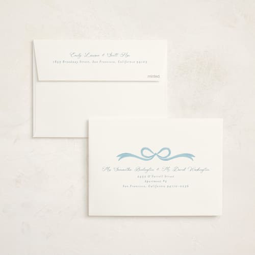 This is a frosted baby shower invitations with standard by Laura Hankins called winter frame printing on signature in standard