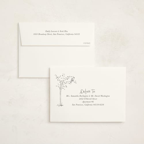 This is a lake baby shower invitations with standard by Teju Reval called winter toile printing on signature in standard